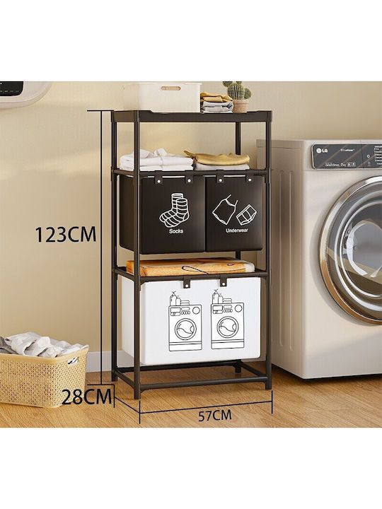 Alista Home Καλάθι Απλύτων Μεταλλικό Γκρι Alista Home Καλάθι Απλύτων Μεταλλικό Γκρι