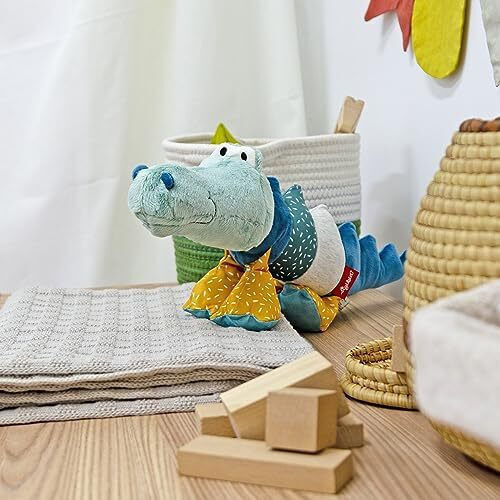 Sigikid Plush Crocodile Patchwork Sweety 43 cm