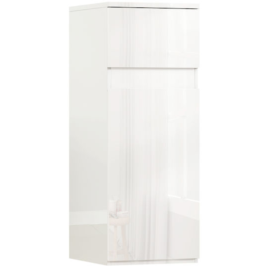 HomCom Ντουλάπι Μπάνιου 30x34x79.4cm Λευκό