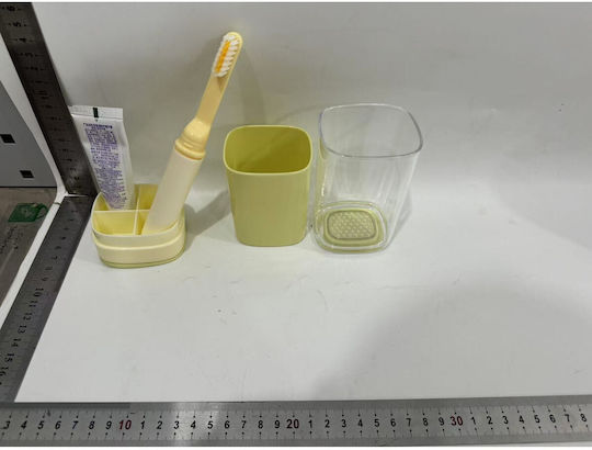 Alista Home Husă De Călătorie Pentru Periuță De Dinți Plastică Galbenă 4775277390098