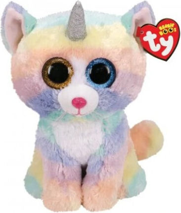 Plus Ty 24cm Boos Pisica Unicorn