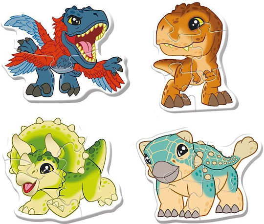 Puzzle Baby Classic Cute Dinosaurs Jw 36138