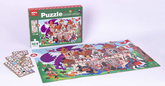 Παιδικό Puzzle Castle για 5+ Ετών 104pcs Apli Kids
