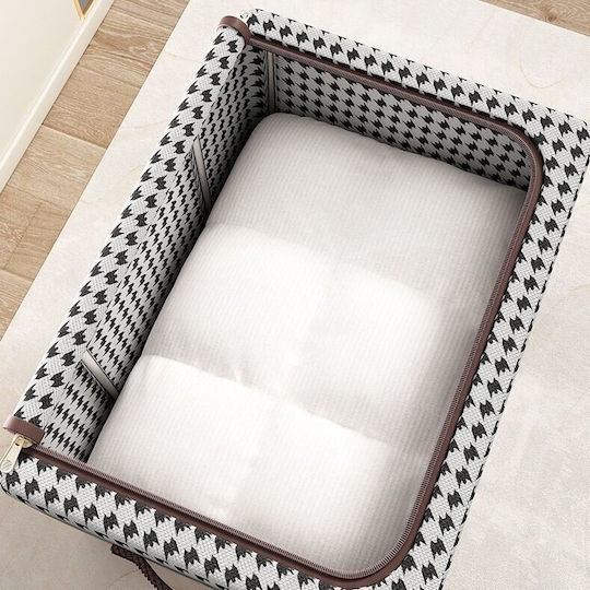 Alista Home Casetă Textilă de Depozitare pentru Pătură/Duvet și Haine în Culoare Neagră 60x42x40cm