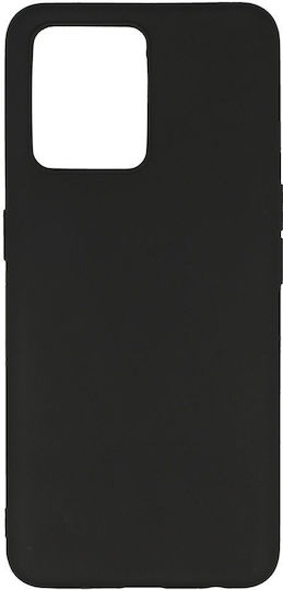 Matt Back Cover Silicone Black (Realme 9 / 9 Pro+)