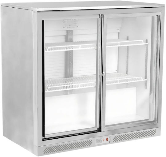 Karamco GN-220LS Ψυγείο Back Bar Διπλό Υ89.5xΠ92xΒ50.5cm