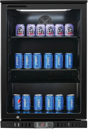 Karamco GN-126H Getränkekühlschrank Rückwandbar 134lt Monoporto Höhe 89.5xBreite 60xTiefe 50.5cm