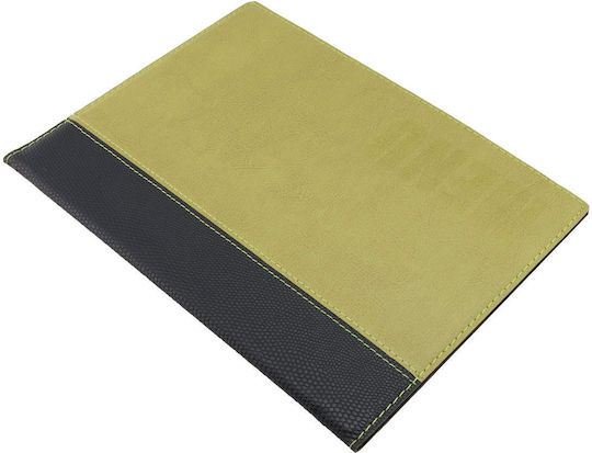 Securit Menu Holder Made of PU Leatherette in Green Colour 25.3x17.7 cm Trendy Range A5