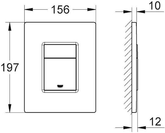 Grohe Flush Plate Dual Flush