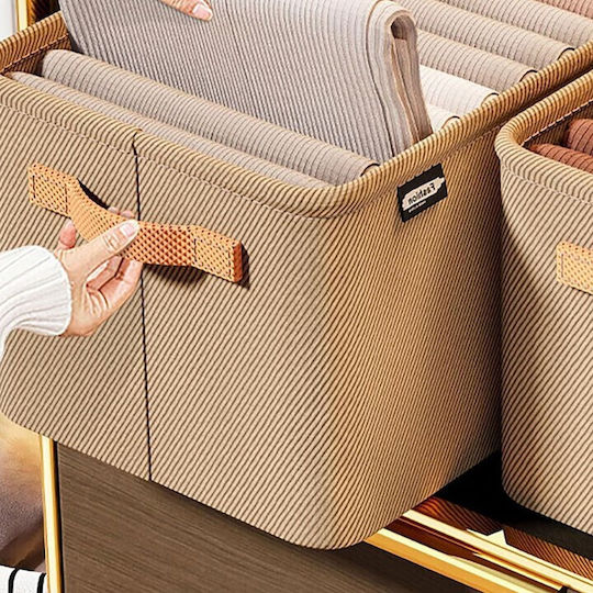 Alista Home Organizator Textil Haine Bej 35x25x22cm