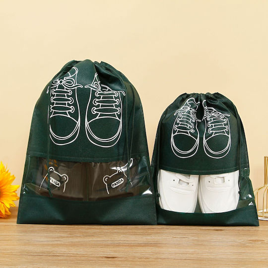 Alista Home Geantă Din Plastic Pentru Depozitarea Pantofilor Verde 27x36cm