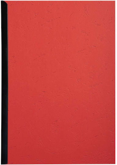 Back Cover Bookbinding A4 100 Sheets Leather Type 270g Color Red Exacompta