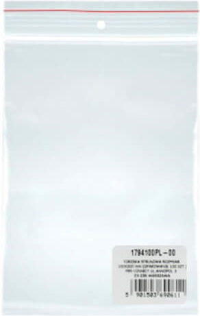 Donau Security Zip Packaging Bag with Holes 4x6cm 100pcs