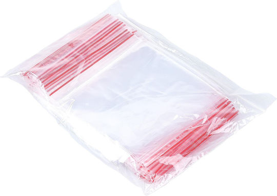 LDPE Прозрачни Пакетчета с Връзка 20x25см 100 броя