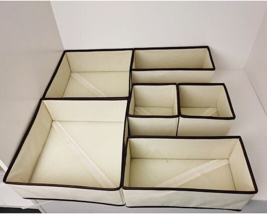 Alista Home Organizator Pentru Sertare Alb 6 Bucăți