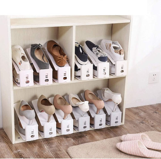 Alista Home Bază Din Plastic Pentru Depozitarea Pantofilor În Culoare Albă 27x10x20cm