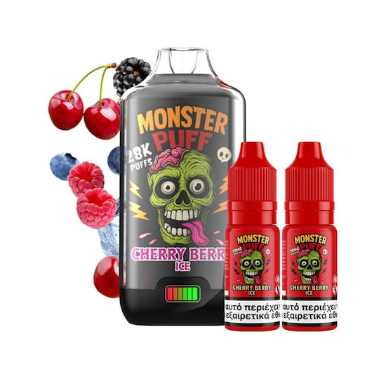 Puff Țigară Electronică De Unică Folosință Monster 2ml 20mg Violet