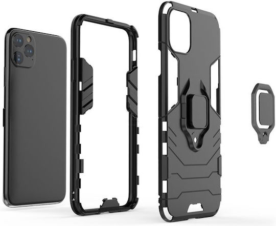 Ring Back Cover Silicone / Plastic Black (Redmi 13 / Poco M6 4G)