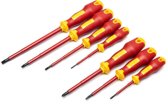Sata St09303 Insulated Screwdriver Set 7 Pieces