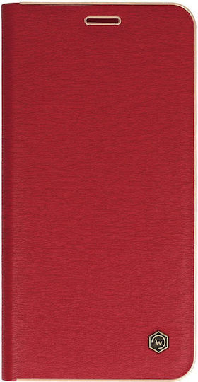 Wonder Back Cover Piele Roșu (Galaxy M15)