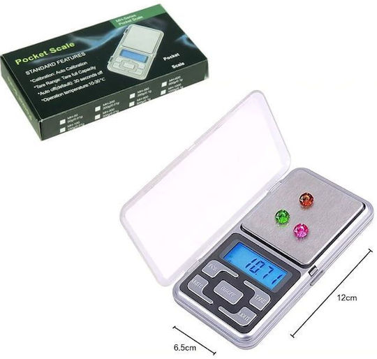 Electronic Precision Commercial Scale with Weighing Capacity of 0.5kg and Division 0.1gr