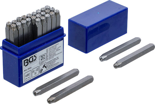 BGS Technic Χτυπητά Γράμματα 3mm 27τμχ BGS-2030