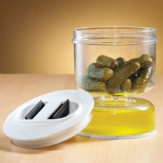 Alista Home Vază Utilizare Generală Cu Capac Plastic Alb 800ml