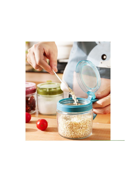 Alista Home Vază pentru Zahăr cu Capac Sticlă Transparentă 180ml