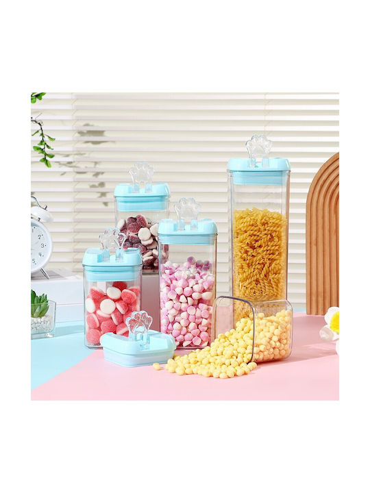 Alista Home Lebensmittelgläser & Behälter mit Deckel Kunststoff Blau 500ml 1 Stück
