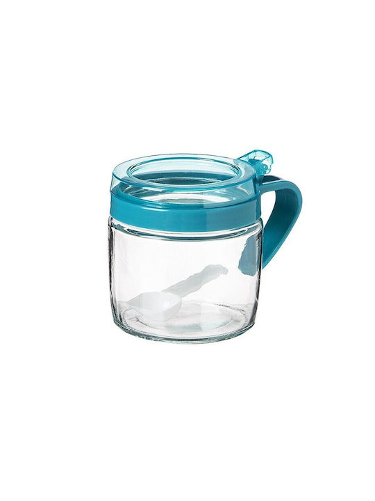 Alista Home Vază pentru Zahăr cu Capac Sticlă Transparentă 180ml