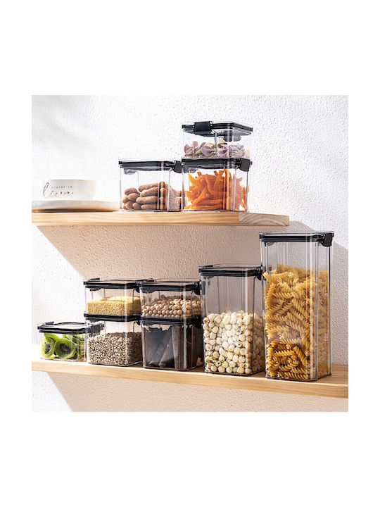 Alista Home Vază Cereale cu Capac Plastic Transparent 700ml 1 Bucată