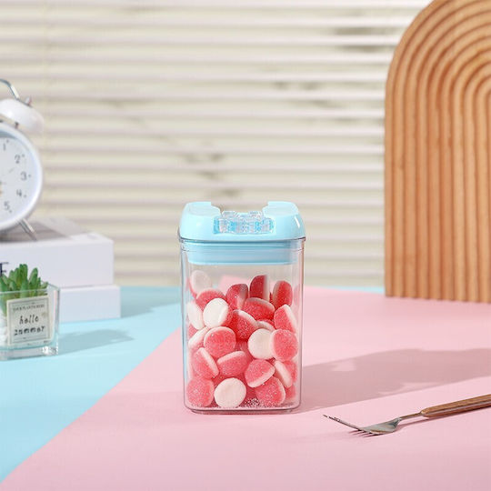 Alista Home Σετ 6τμχ Βάζα Δημητριακών με Καπάκι Πλαστικό Μπλε 500ml 6τμχ