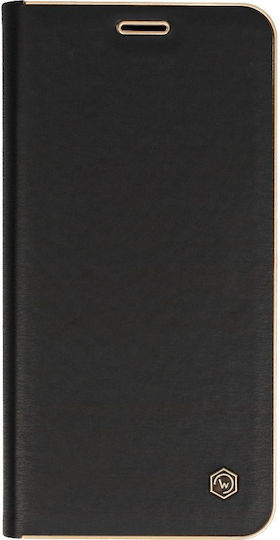 Wonder Back Cover Piele Negru (Galaxy M15)