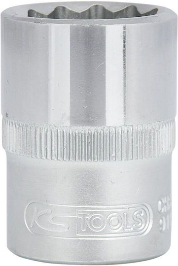 Ks Tools Καρυδάκι με Καρέ Υποδοχής 1/2" Διάμετρος 20mm