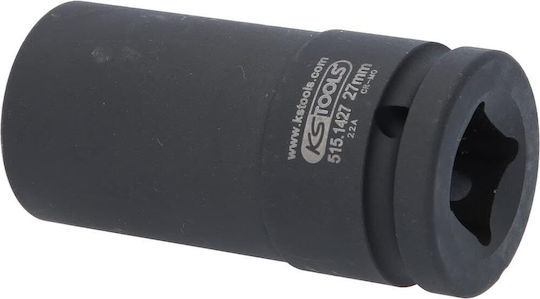Hexagonal Power Socket Long 27mm 3/4 Ks