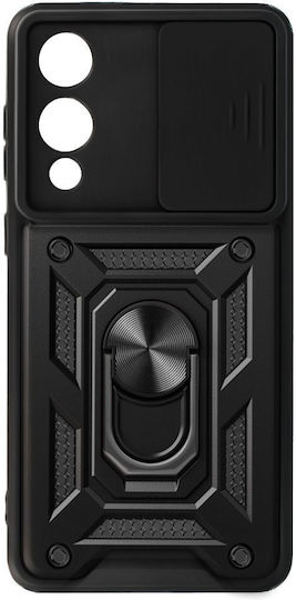 Back Cover Silicon / Plastic Negru (Galaxy S25 Edge)