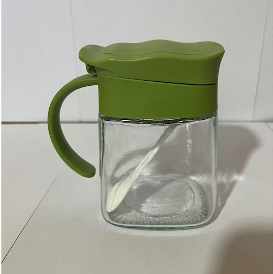 Alista Home Alista Home Lebensmittelgläser & Behälter Zuckervase mit Deckel Glas Grün 180ml 1 Stück