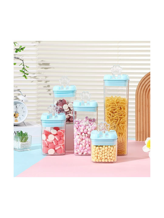 Alista Home Cereal Box with Lid Plastic Blue 1900ml 1 Piece