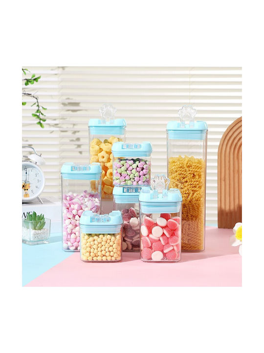Alista Home Cereal Box with Lid Plastic Blue 1900ml 1 Piece