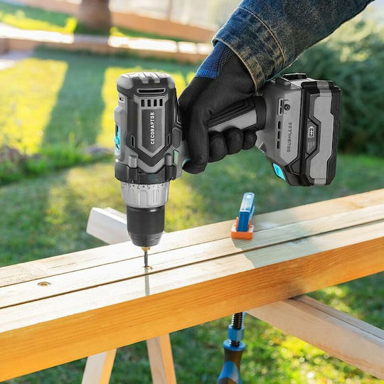 Cecotec Cecotec Raptor Perfect Drill 4020 Ultra Battery Power Drill Driver Brushless 20V 1x4Ah