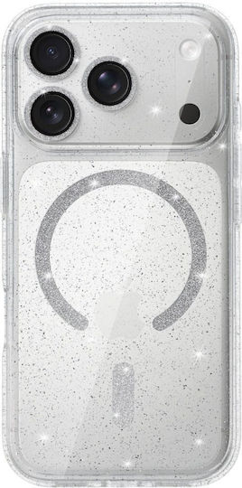 iPhone 17 Pro Max Erbord Glitzer Magsafe Transparente Handyhülle
