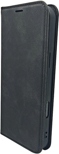 Smart Book Piele artificială / Silicon Negru (iPhone Air)