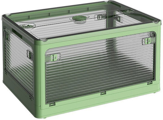 Alista Home Plastic Storage Box with Lid Blue 60x42x34cm