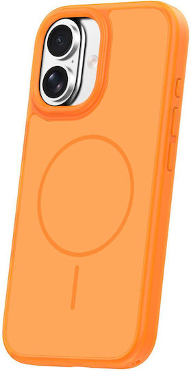 Frame Thin Mag Case Iphone 16 6 1" Orange