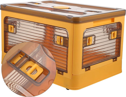 Alista Home Plastic Storage Box with Lid Orange 40.5x29x24.5cm