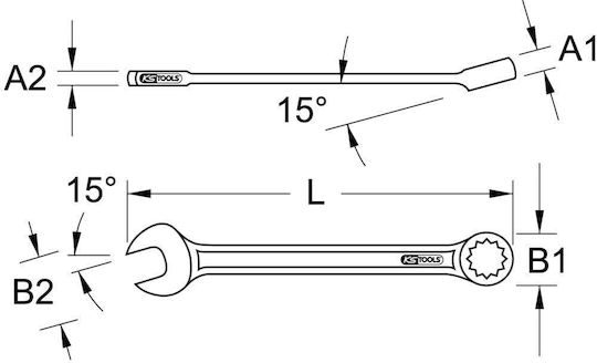 14mm Offset Combination Wrench Ks Tools