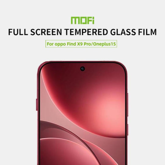 2.5D Full Face Tempered Glass Black Compatible with OnePlus 15