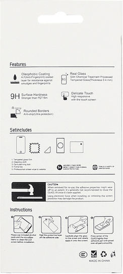 2.5D 0.3mm Tempered Glass 10τμχ (Huawei P40 LiteRealme 8/8 Pro)
