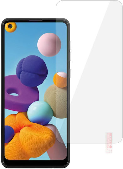 Galaxy Full Face Tempered Glass Χρυσό (Samsung Galaxy A21, Samsung Galaxy A21s)