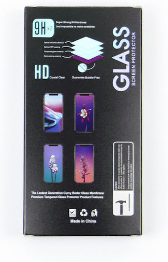 Full Face Tempered Glass Μαύρο (iPhone Air)
